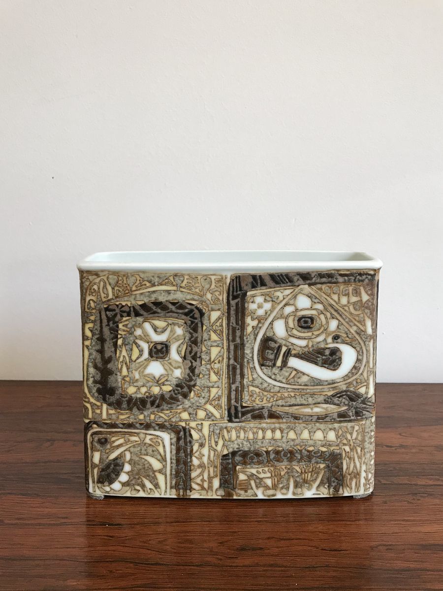 Ceramic Vases By Nils Thorsson For Royal Copenhagen, 1960s, Set Of 2 photo Home Decor