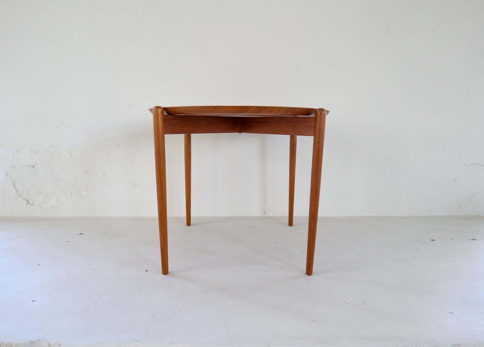 Midcentury Modern Side/Tray Table In Teak Sweden 1960s photo furniture