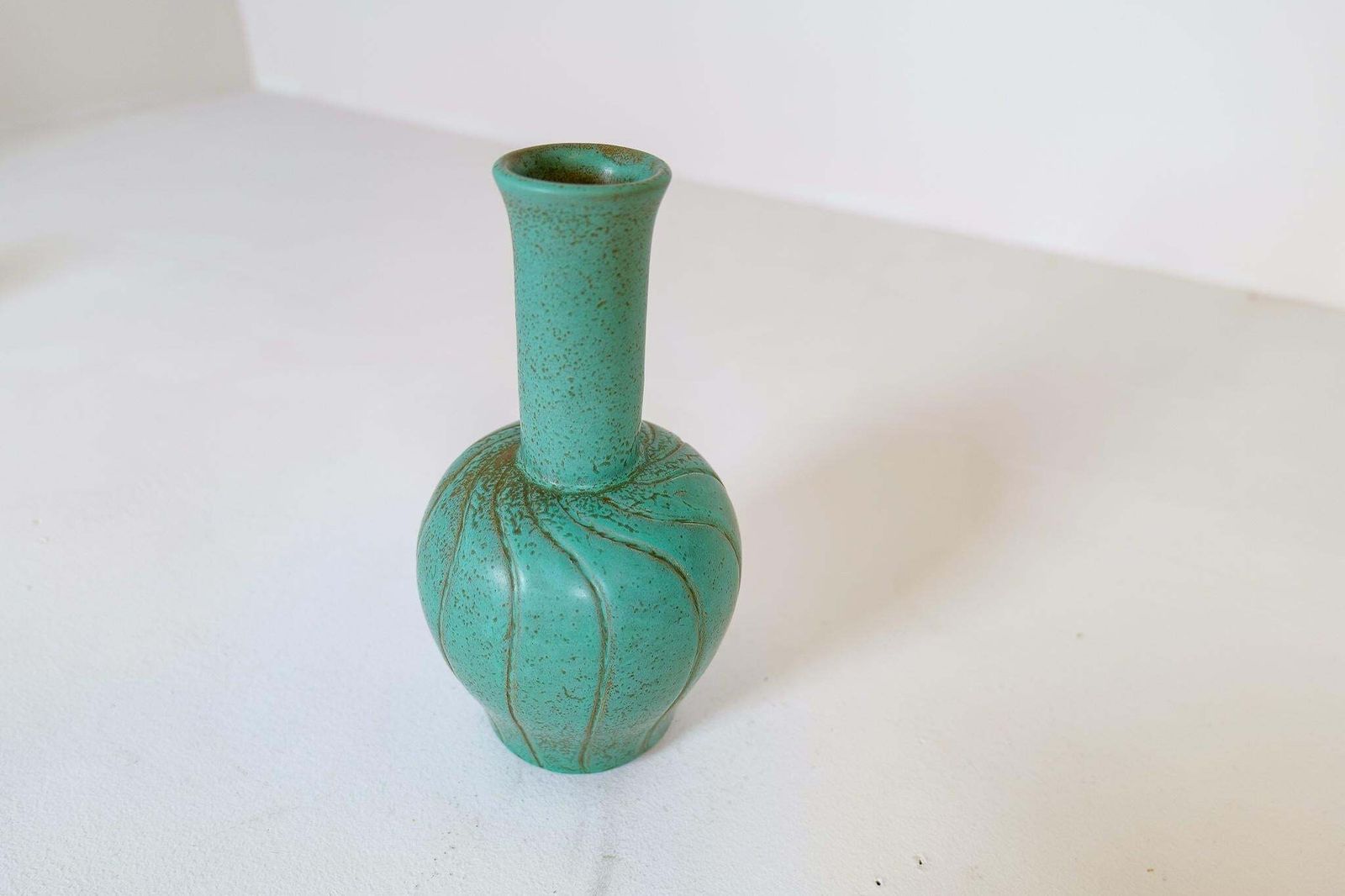 Art Deco Ceramic Vase Bo Fajans Ewald Dahlskog, Sweden, 1937 photo 1454.0
