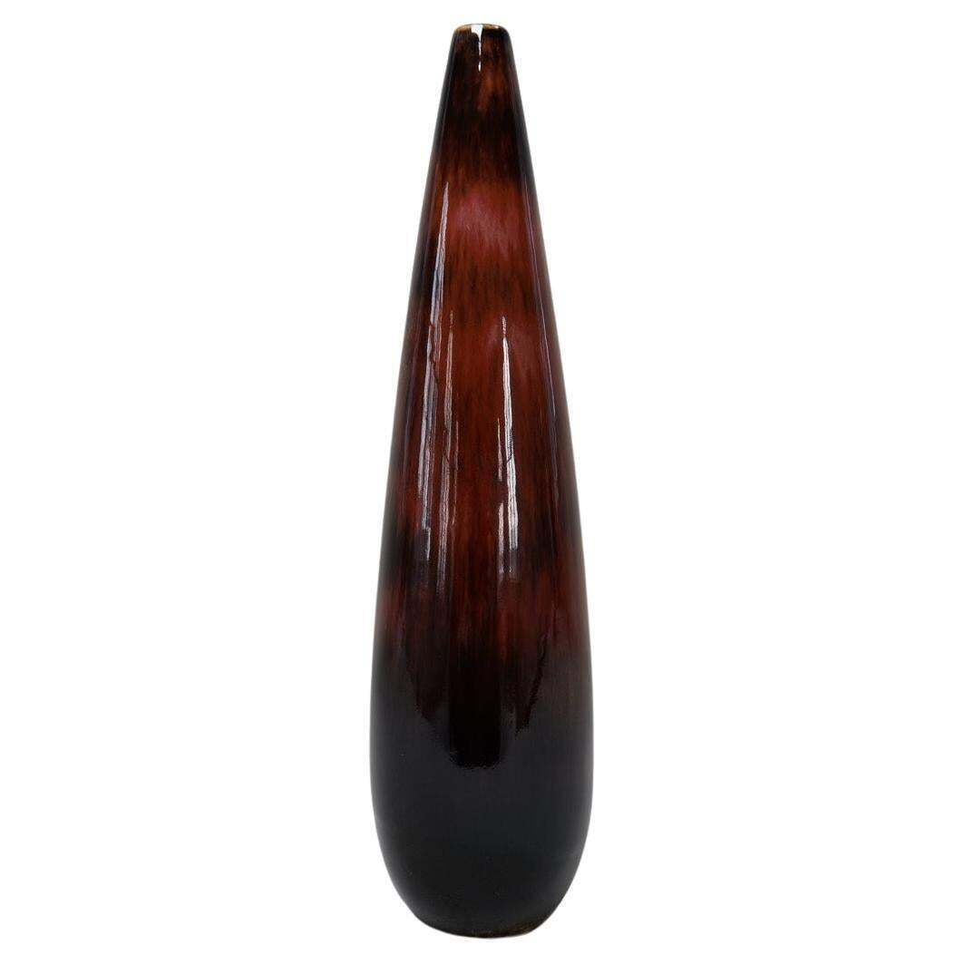 Midcentury Modern Stoneware Vase Rörstrand Carl Harry Stålhane, Sweden, 1950s