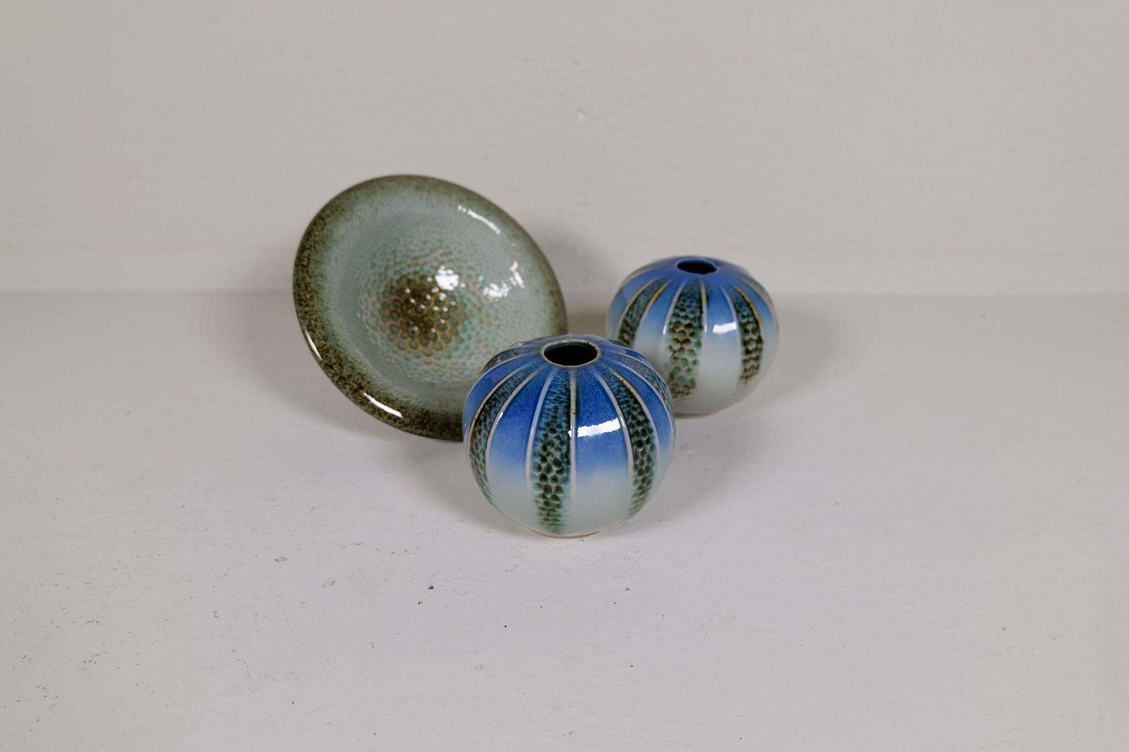 Scandinavian Modern Ceramic Pieces “Lagoon" Carl Harry Stålhane Sweden photo Home Decor