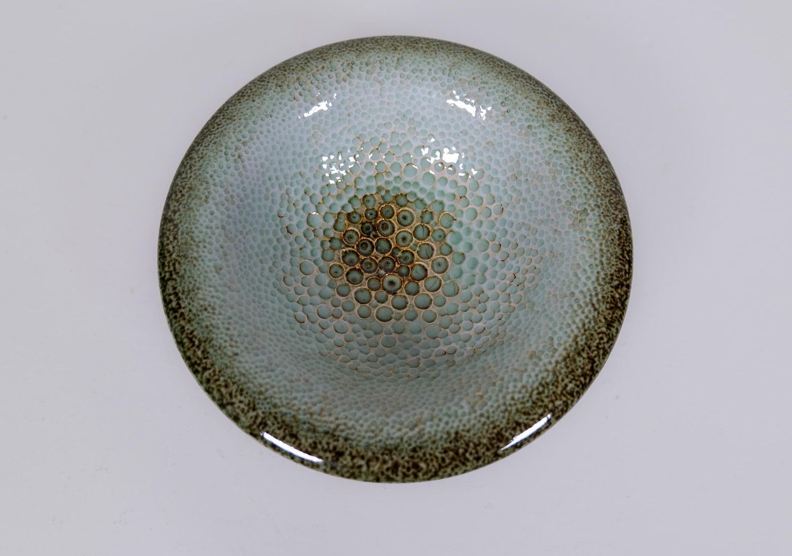Scandinavian Modern Ceramic Pieces “Lagoon" Carl Harry Stålhane Sweden photo vintage