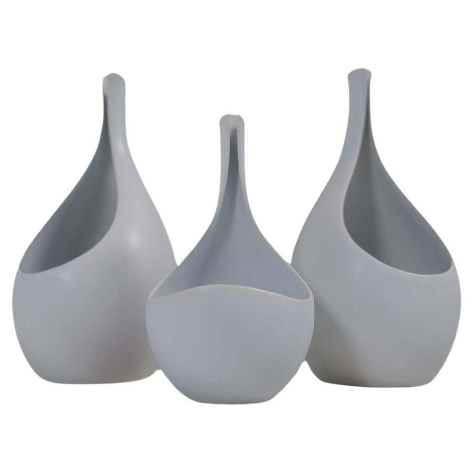 Midcentury Ceramic Collection Of "Pungo" Vases Stig Lindberg Gustavsberg, 1950s