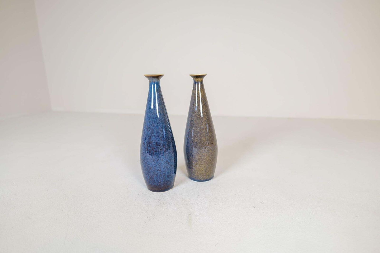 Mid Century Modern Pair Of Vases By Carl Harry Stålhane, Rörstrand Sweden 1950s photo Home Decor