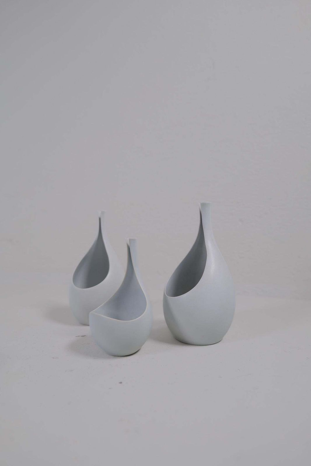 Midcentury Ceramic Collection Of "Pungo" Vases Stig Lindberg Gustavsberg, 1950s photo 1847.0