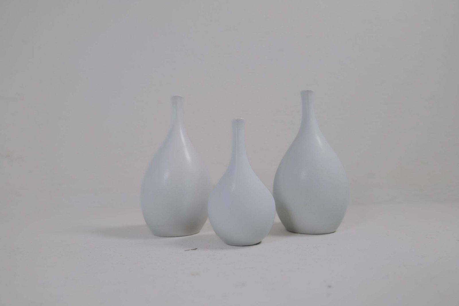 Midcentury Ceramic Collection Of "Pungo" Vases Stig Lindberg Gustavsberg, 1950s photo vintage