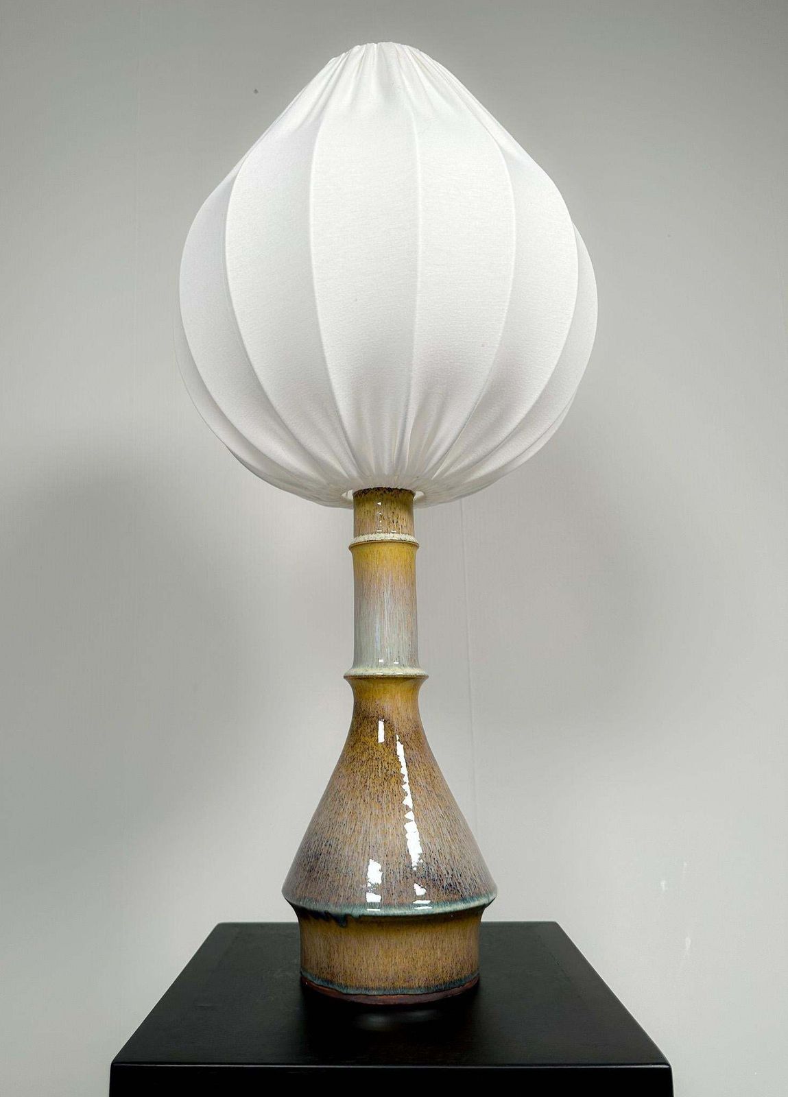 Midcentury Modern Large Unique Table Lamp Carl Harry Stålhane Rörstrand, 1950s photo Lighting
