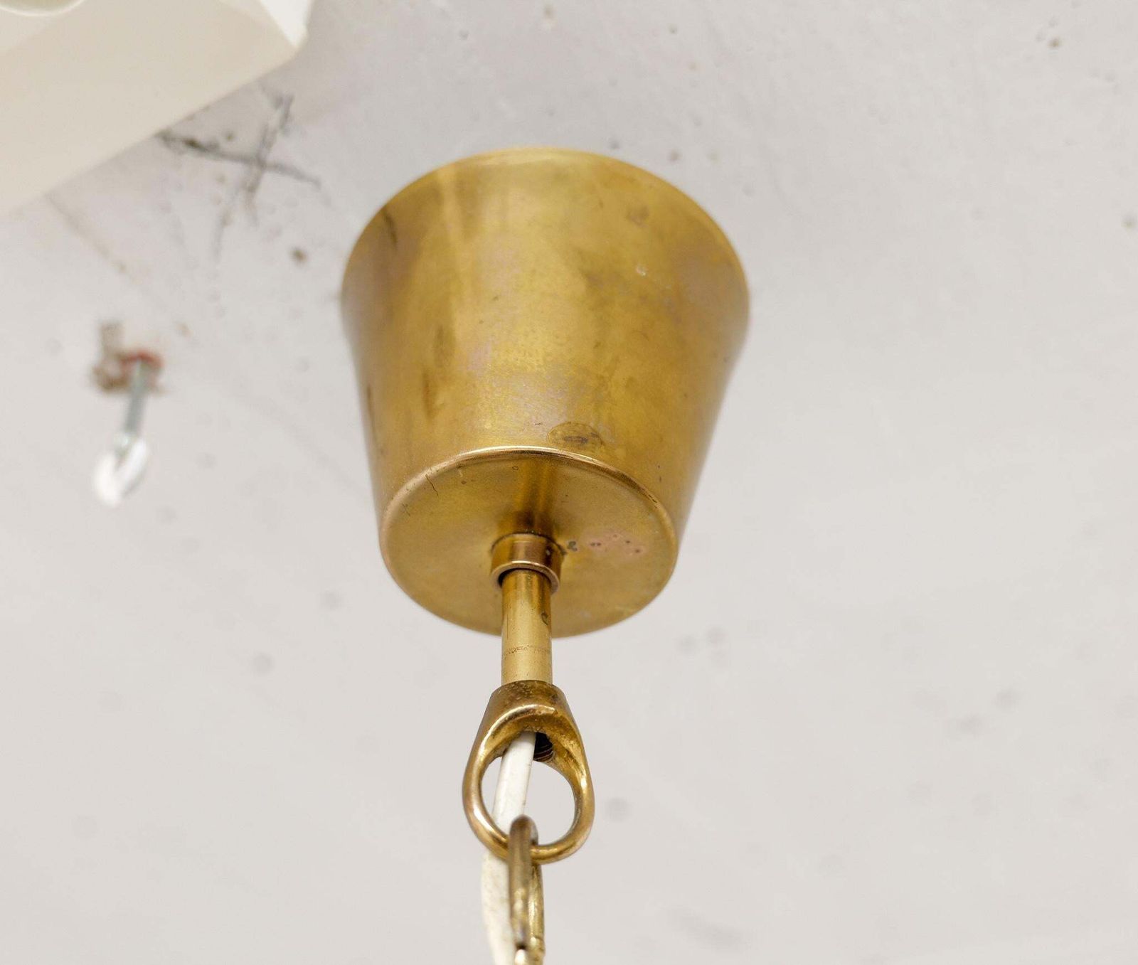 Brass And Crystal Cylinder Chandelier By Tyringe For Orrefors, Sweden photo Lighting