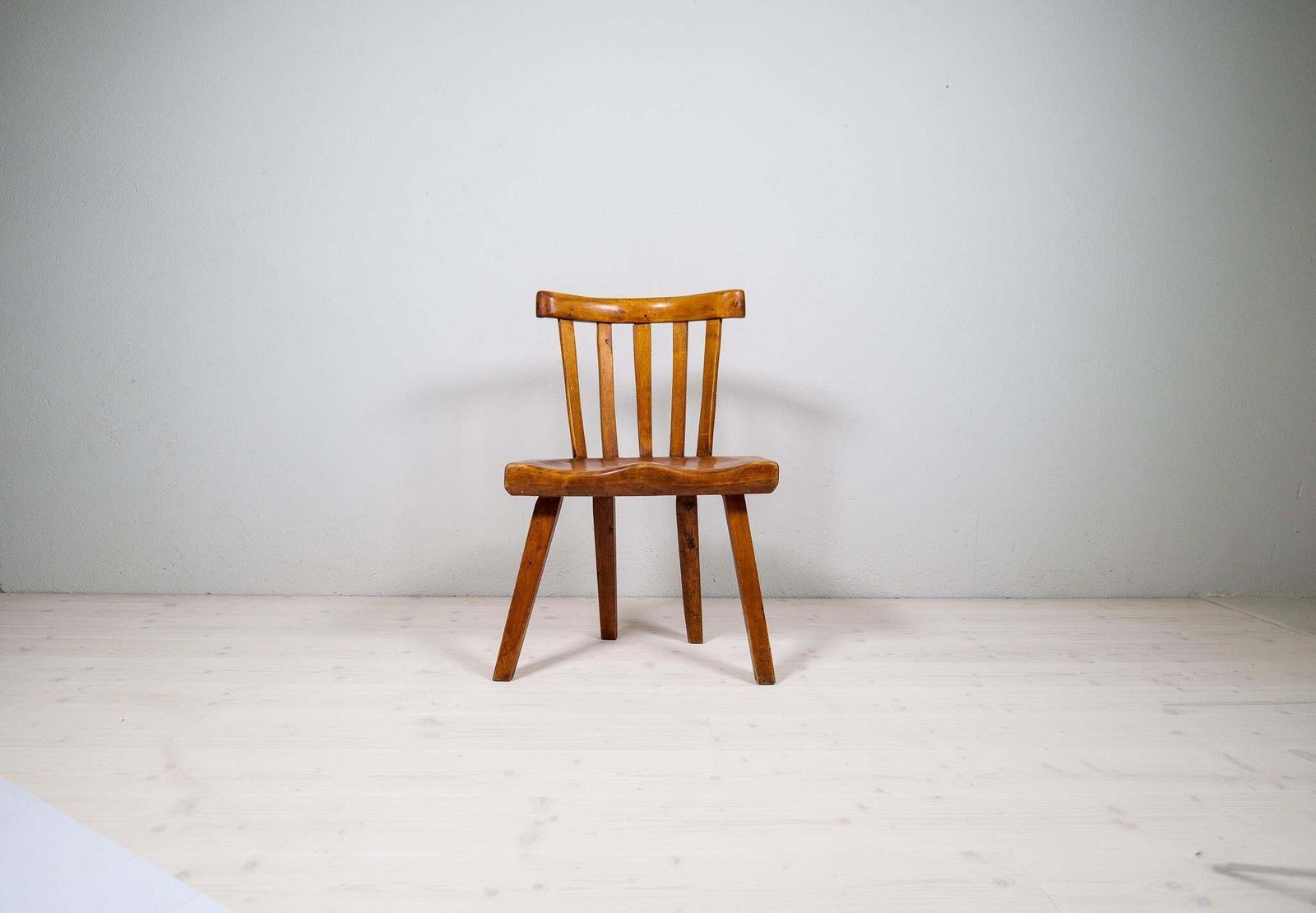 19th Century Swedish Folk Art Chair In Higly Decorative Shapes photo furniture