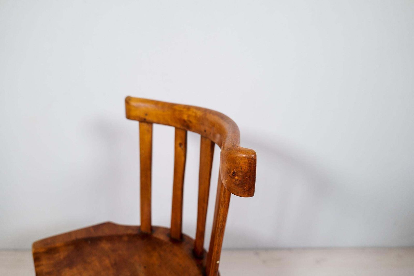 Furniture 19th Century Swedish Folk Art Chair In Higly Decorative Shapes photo