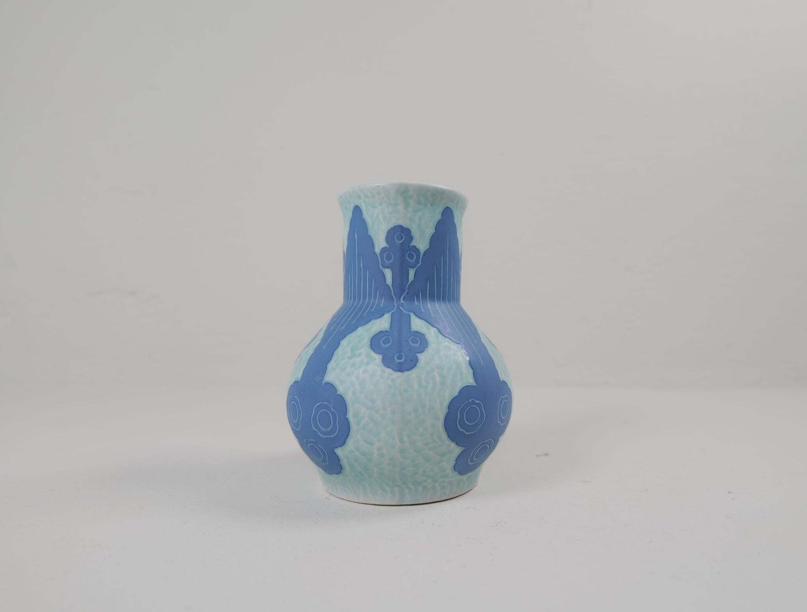 Gustavsberg Sgraffito Art Deco Vase Josef Ekberg Sweden 1922 photo 1069.0