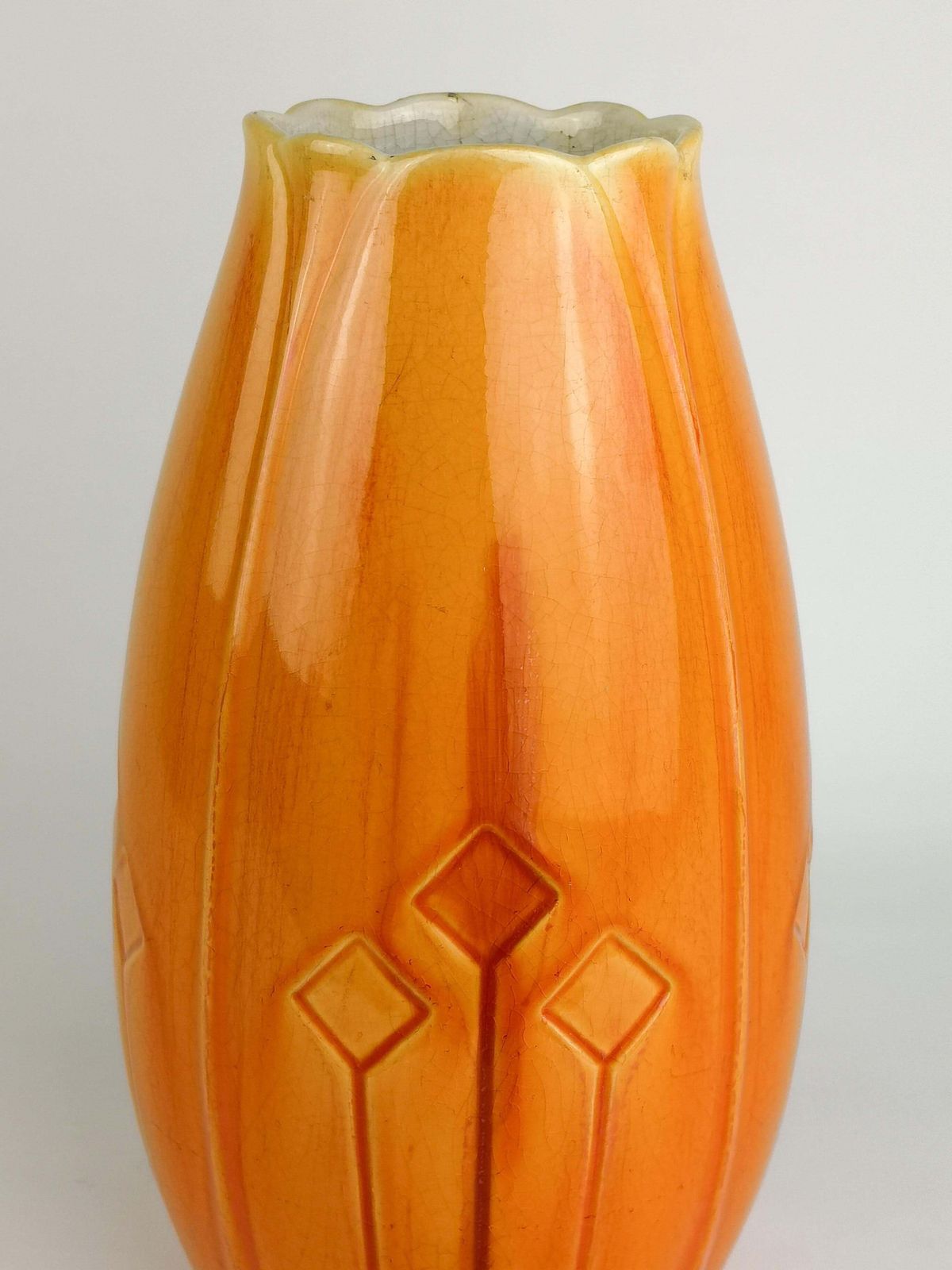 Art Nouveau Vase Rörstrand Alf Wallander photo vintage