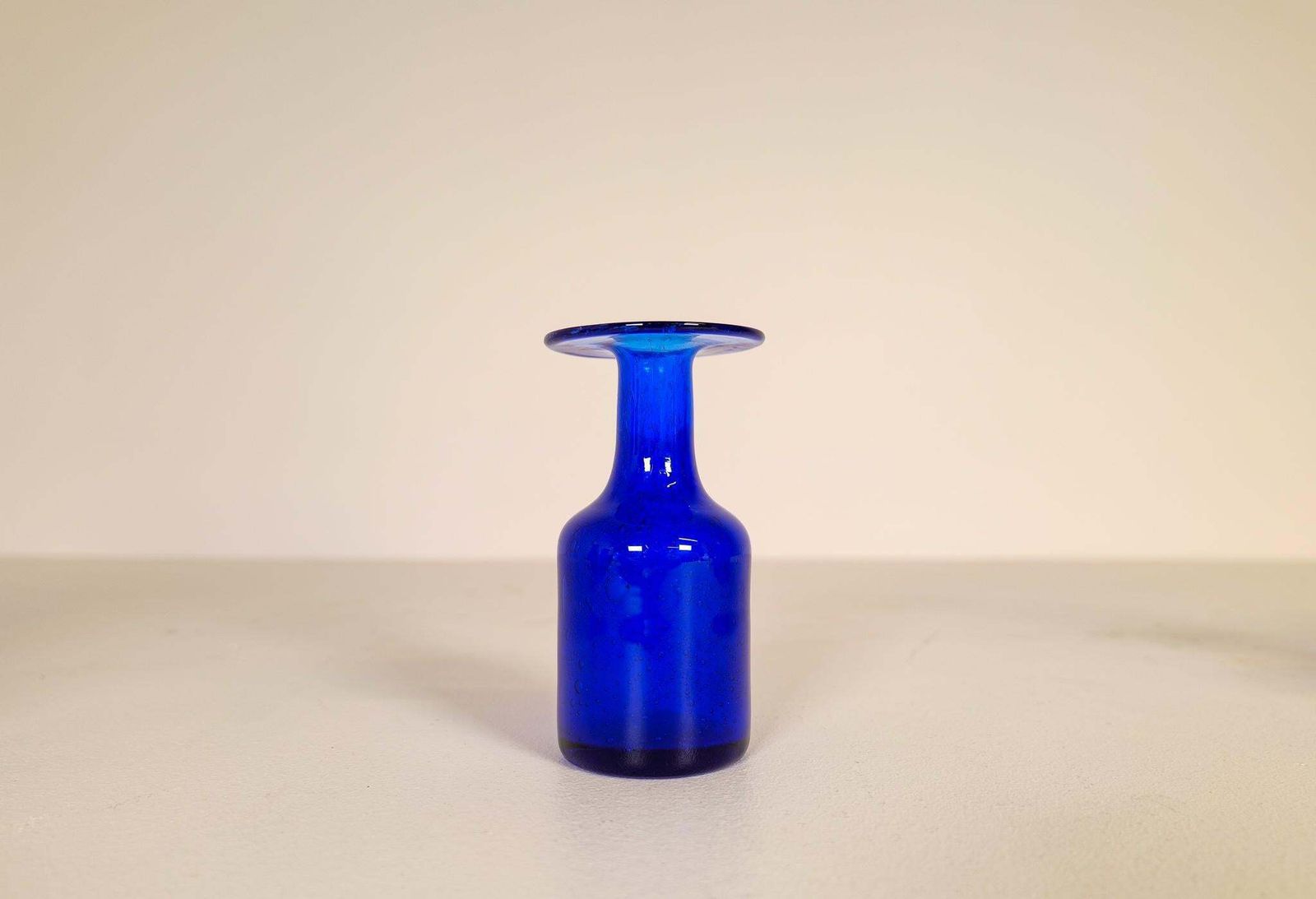 photo furniture Midcentury Collection Of Eight Blue Vases By Erik Hoglund, Sweden, 1960s