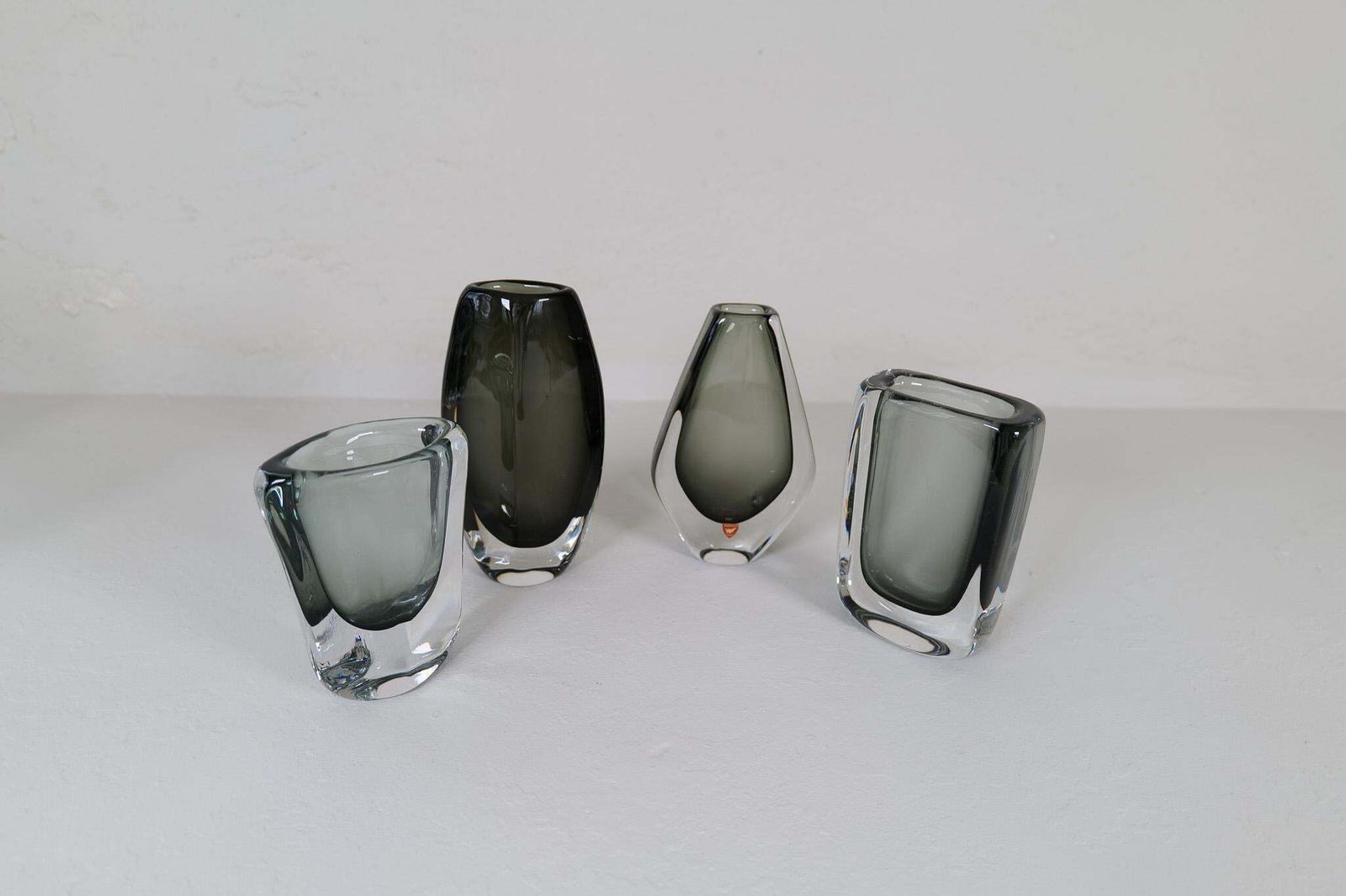 Home Decor Midcentury Collection Of 12 Pieces Art Glass Nils Landberg Orrefors Sweden 1950s photo