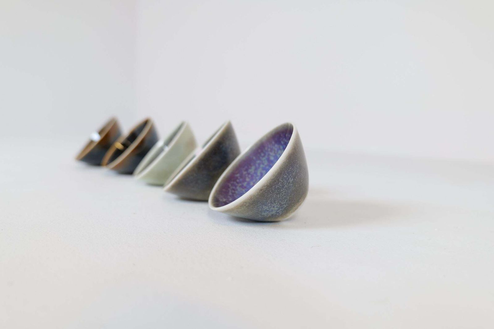 Midcentury Modern Set Of 5 Small Bowls Rörstrand Carl Harry Stålhane, Sweden photo vinterior