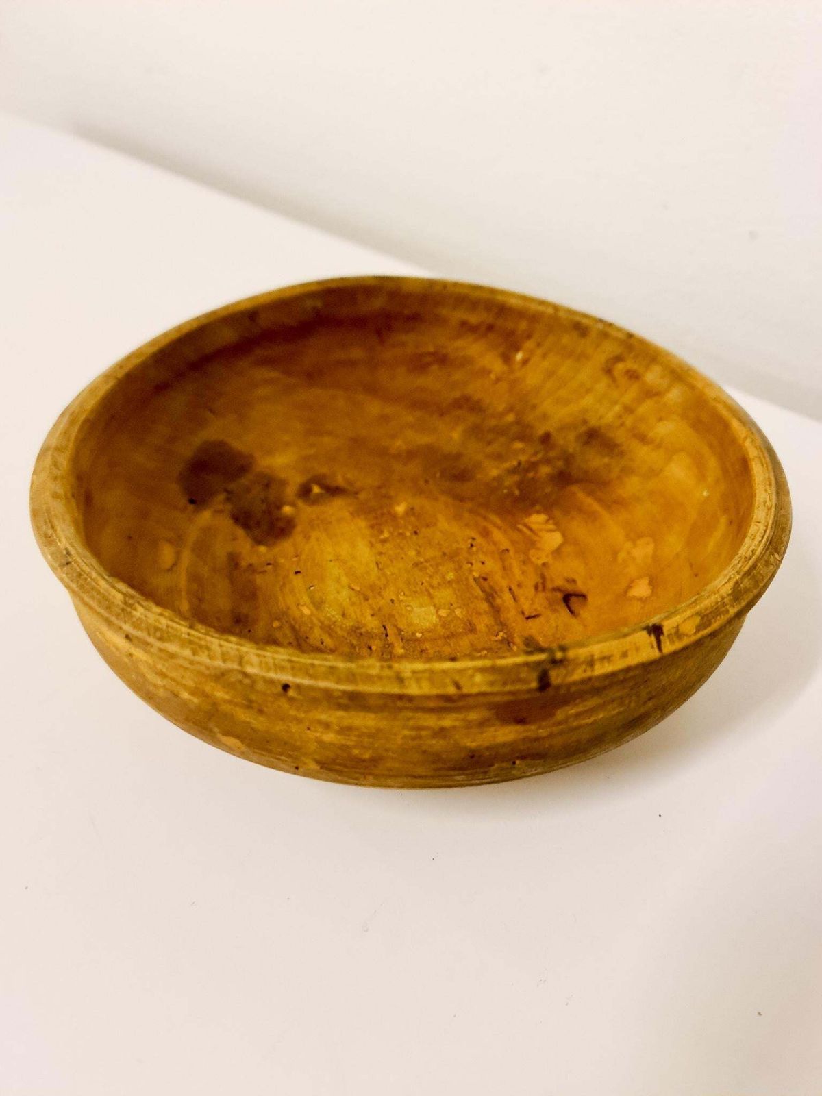 Swedish Folk Art, Unique 19th Century Wooden Bowl photo vinterior