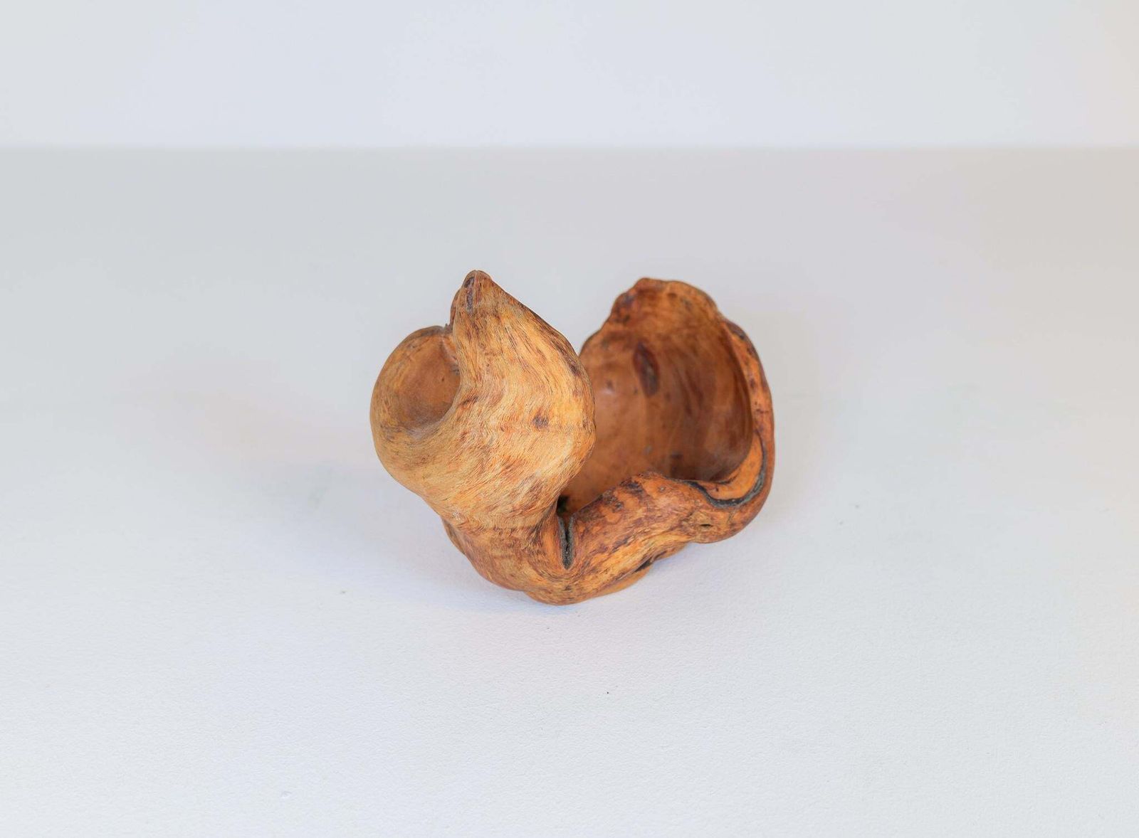 Swedish Folk Art Organic Burl Bowl, Circa 1960s photo Home Decor