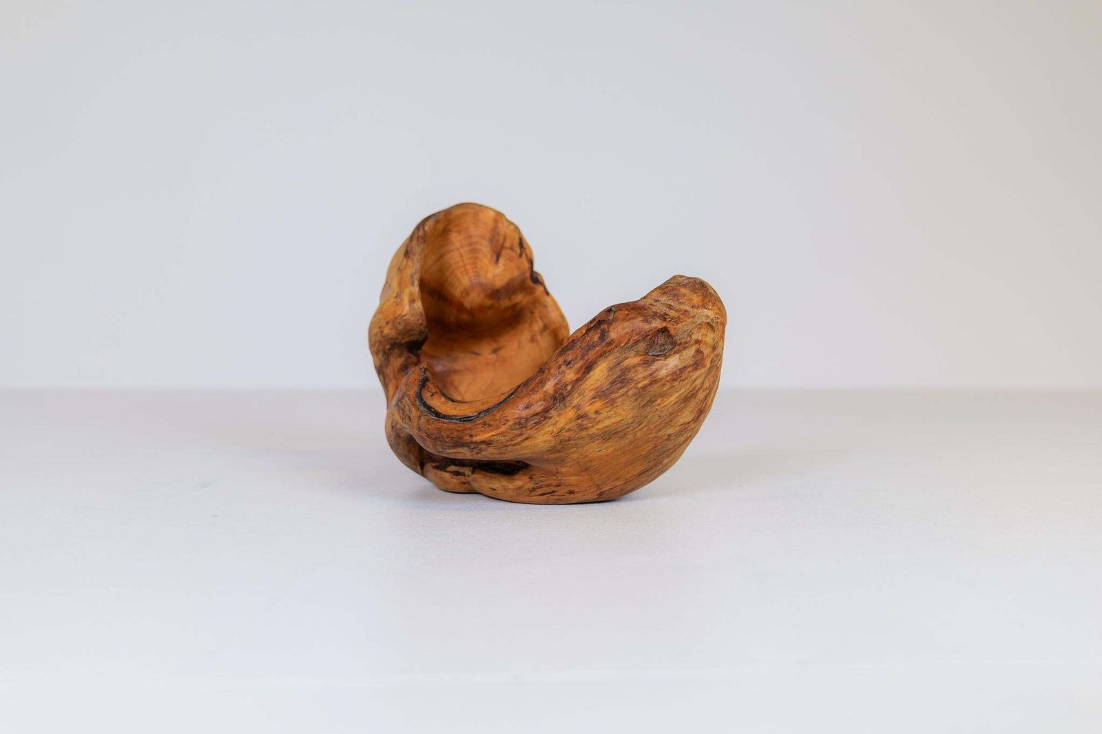 Swedish Folk Art Organic Burl Bowl, Circa 1960s photo 1069.0