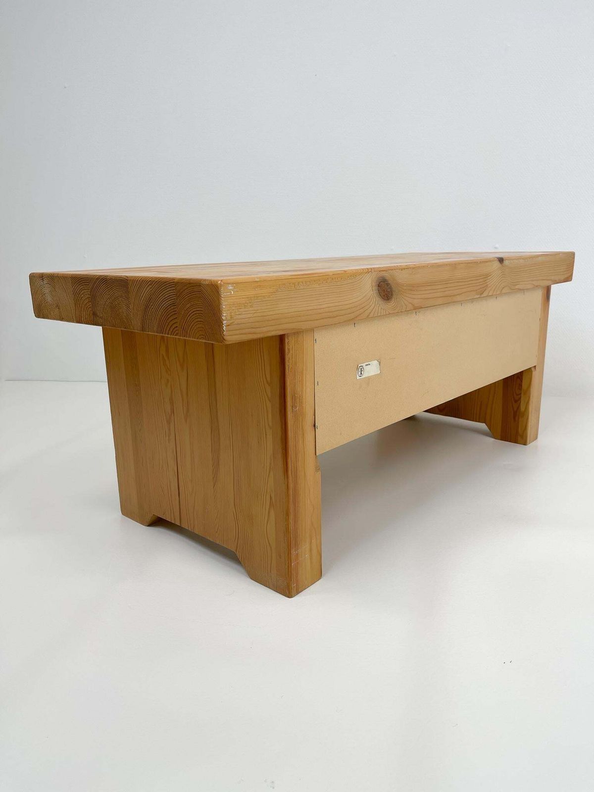 photo vinterior Scandinavian Modern Solid Pine Bench By Fröseke, Furniture Maker In Sweden, 1970s
