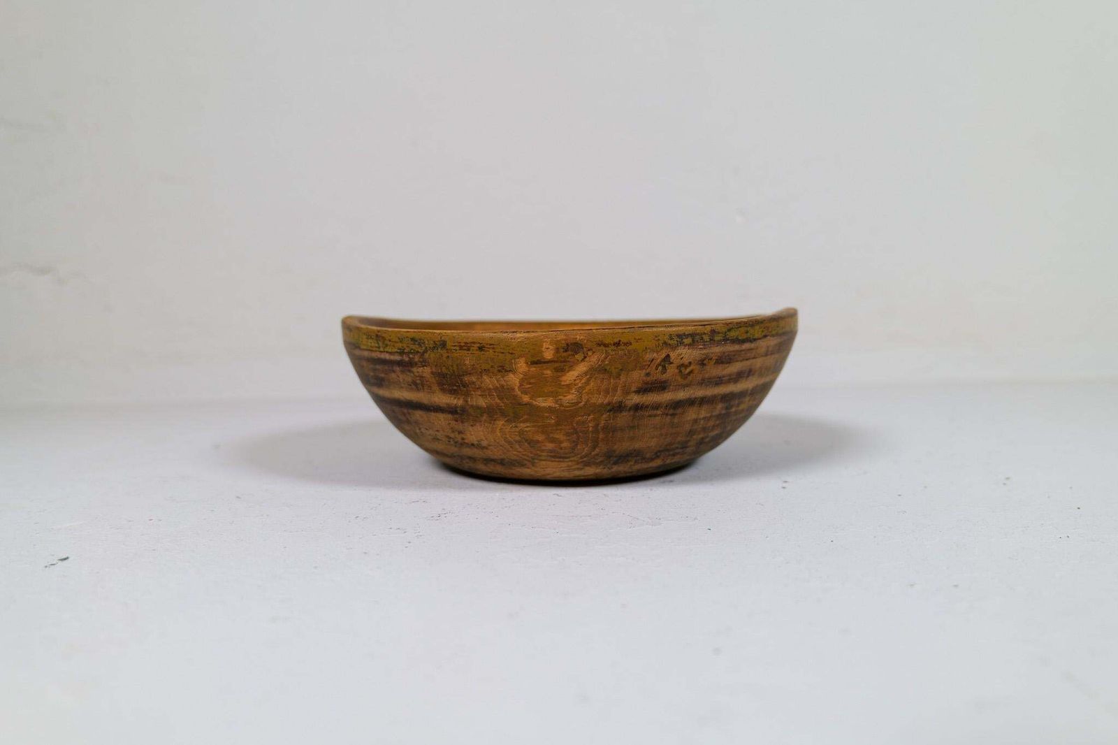 photo furniture Swedish Folk Art, Unique 19th Century Farmers Bowls Set Of 2