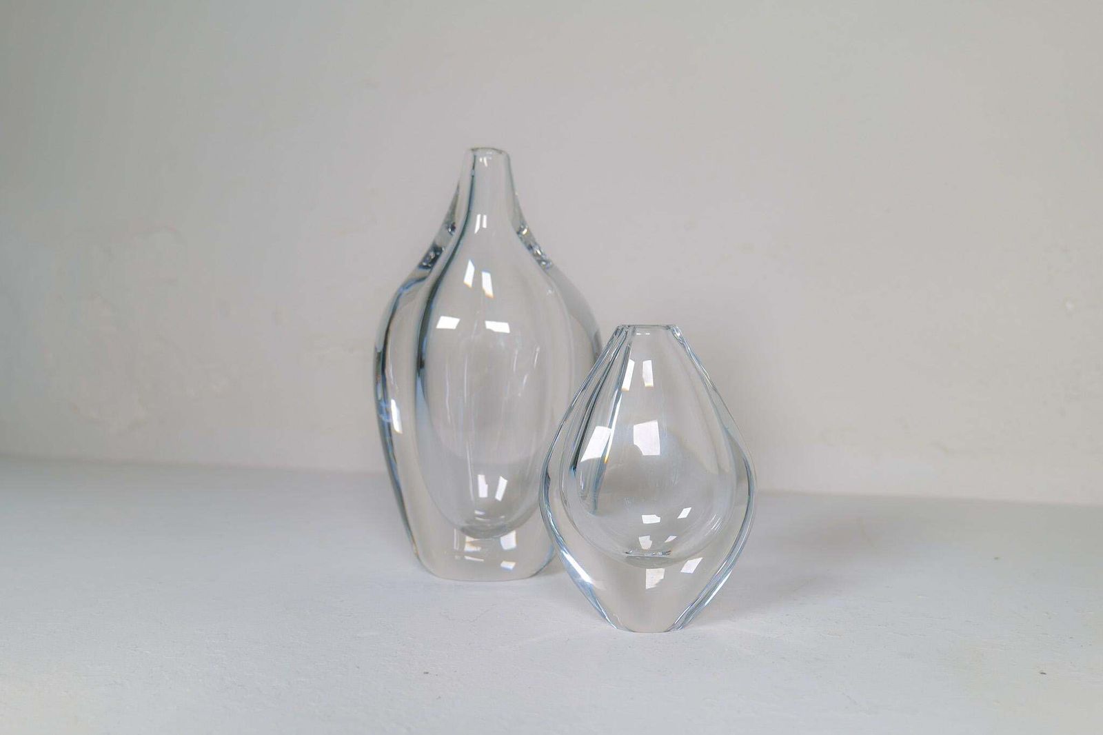 Scandinavian Modern Glass Vases Orrefors  Erika Lagerbielke, Sweden photo Home Decor
