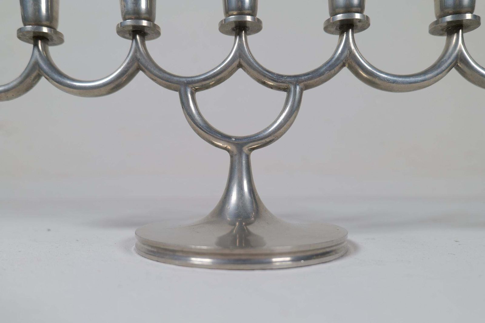 photo furniture Art Deco Candelabra In Pewter By Lars Holmström In Arvika, Sweden, 1931