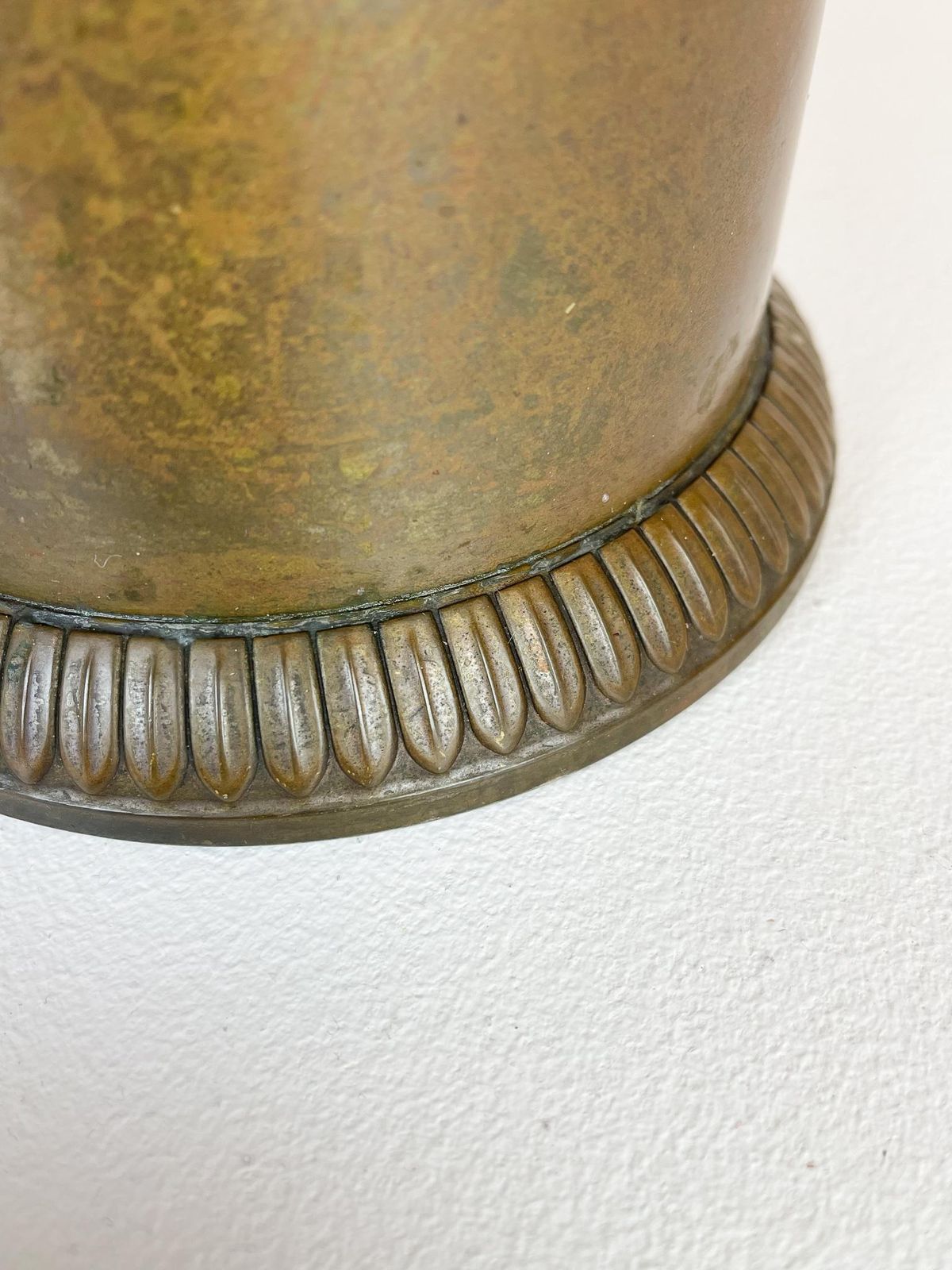 Art Deco Champagne Cooler Copper And Brass Relief Pattern Sweden, 1930s photo 1026.0