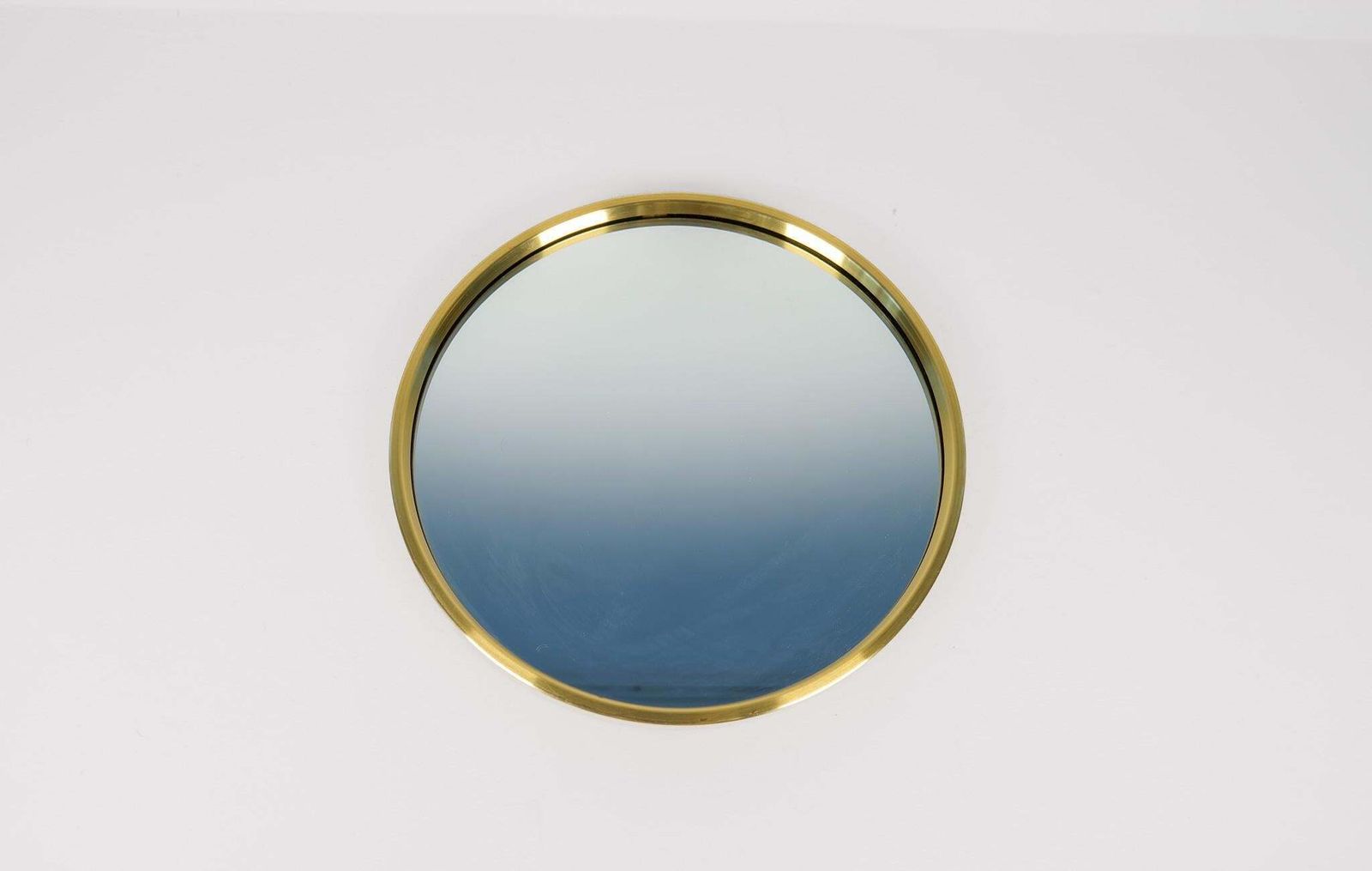 Midcentury Modern Brass Mirror By Glasmäster In Markaryd, Sweden, 1960s photo 1283.0