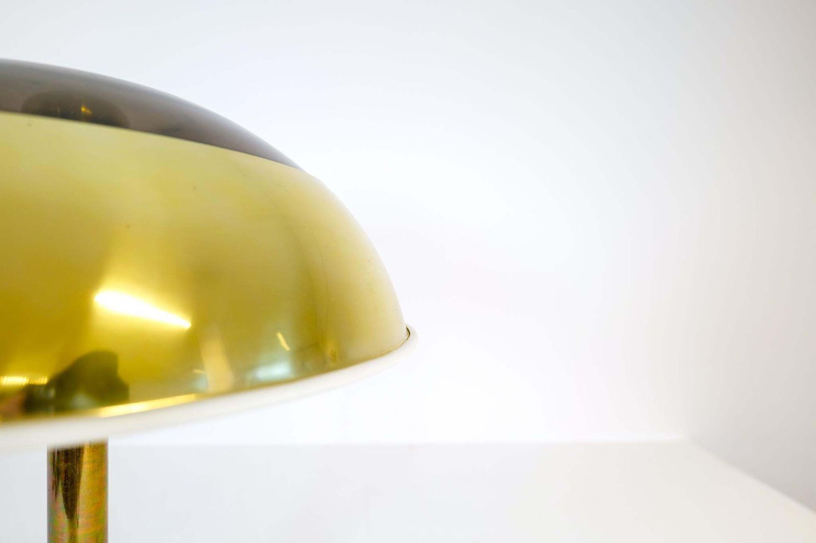 photo furniture Space Age Large Table Lamp Brass Fagerhults, Sweden, 1970s