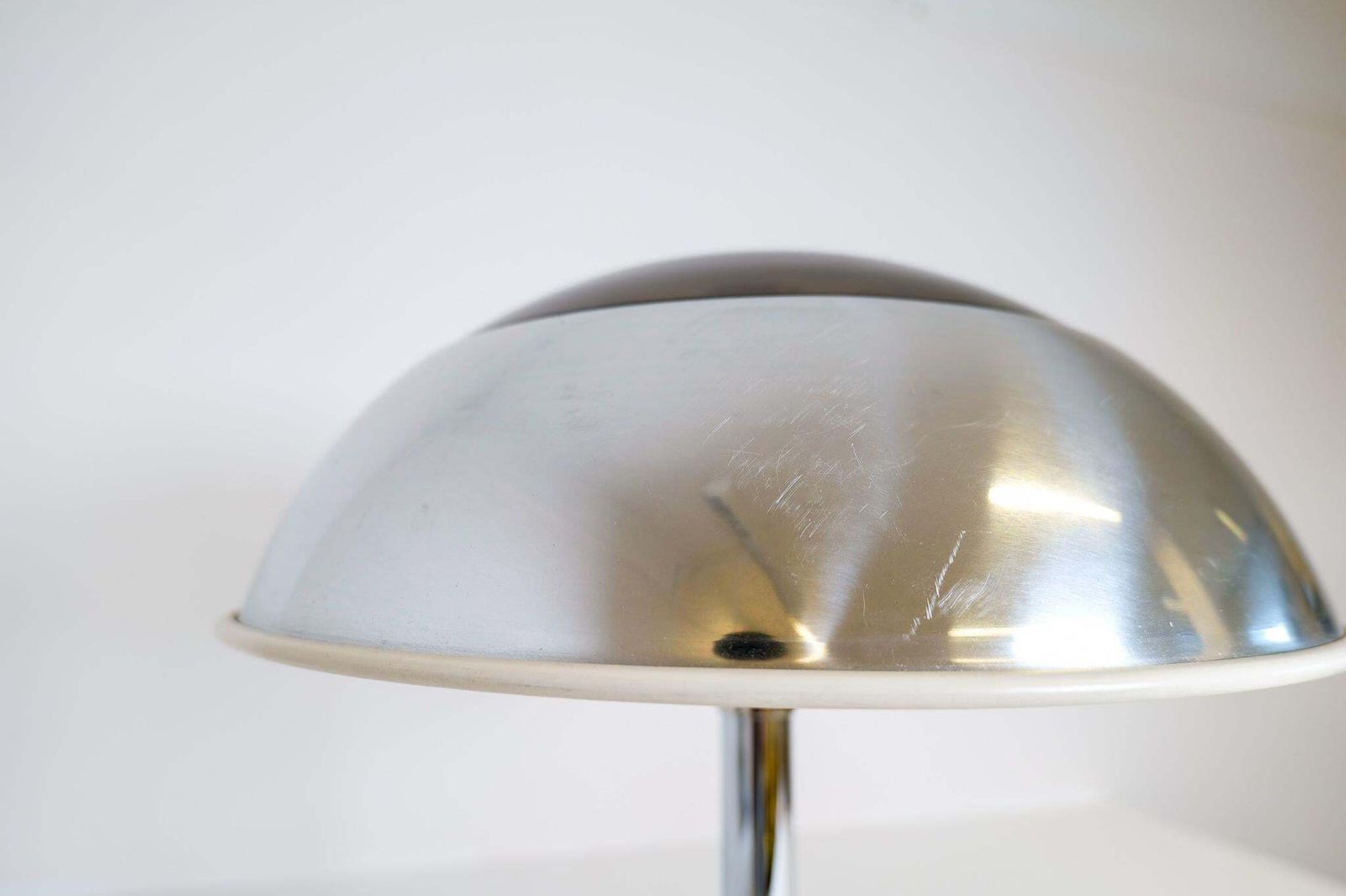 Space Age Large Table Lamp Chrome Fagerhults, Sweden, 1970s photo vinterior