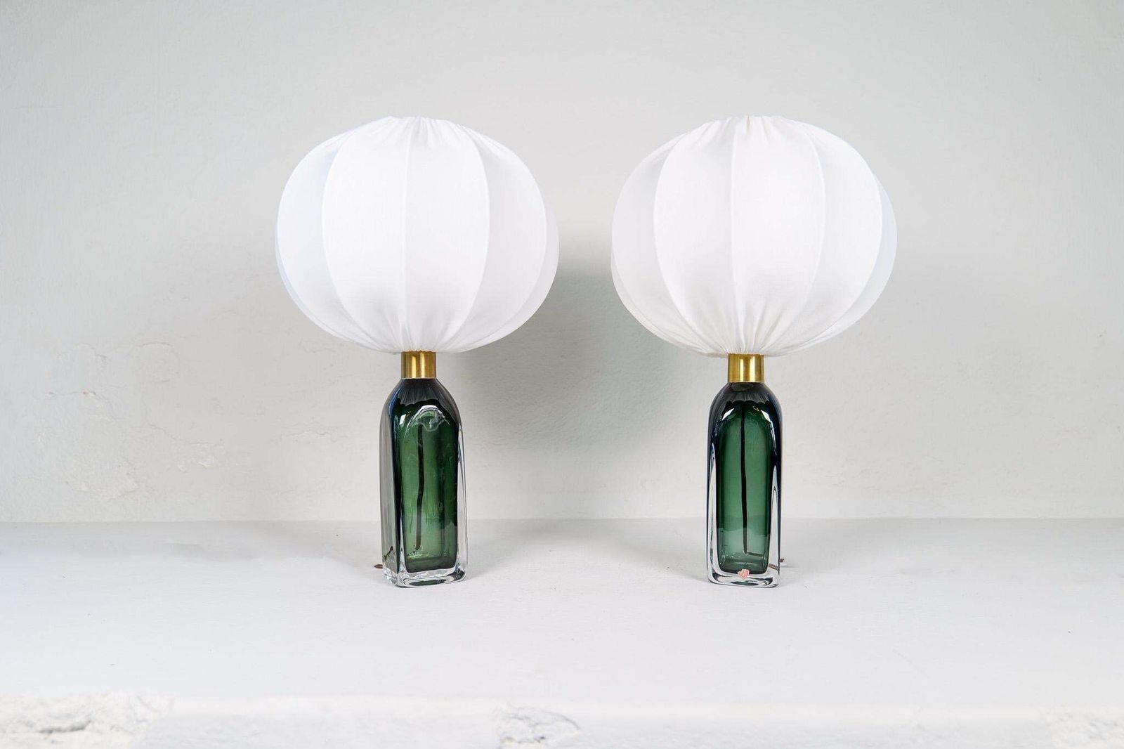 Midcentury Modern Table Lamps By Carl Fagerlund For Orrefors Sweden Rd 1406 photo for sale