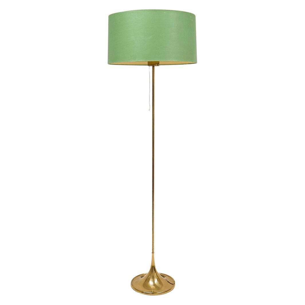 Midcentury Brass Floor Lamp Bergboms G 024, Sweden, 1960s