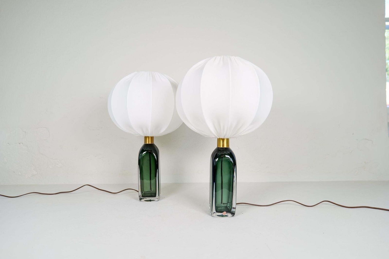 Midcentury Modern Table Lamps By Carl Fagerlund For Orrefors Sweden Rd 1406 photo vinterior