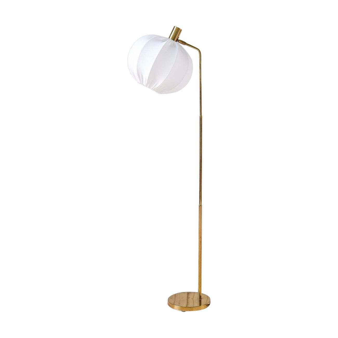 Midcentury Modern Brass Floor Lamp Bergboms G 03, Sweden, 1960s
