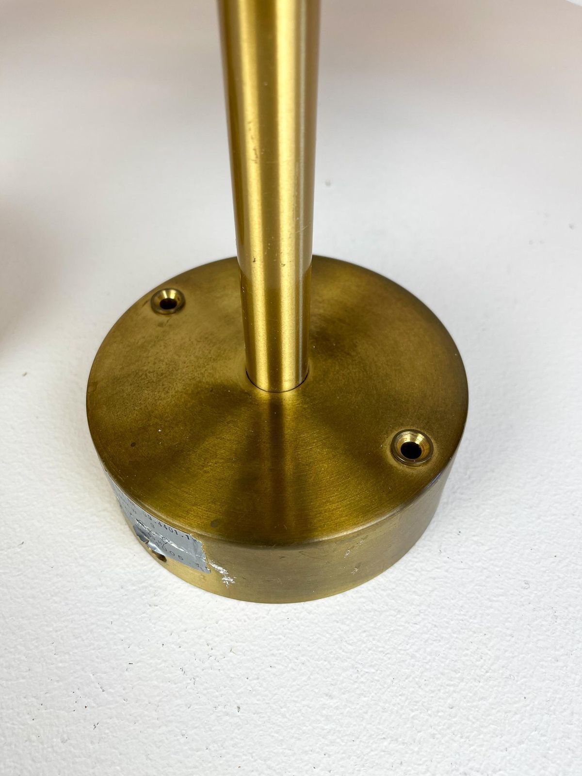 photo for sale Midcentury Wall Mounted Brass And Acrylic Lamps Luxus, Sweden, 1960s