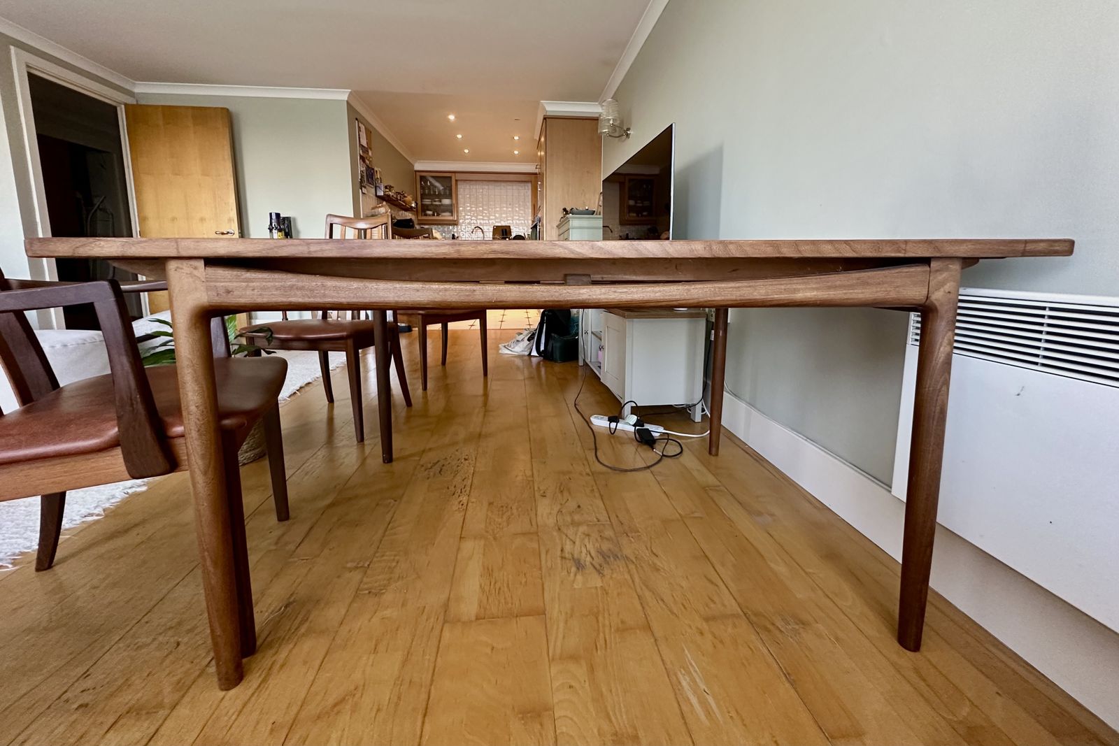 Vintage Ib Kofod Larsen Extendable Teak Dining Table For G Plan (1960s) photo furniture