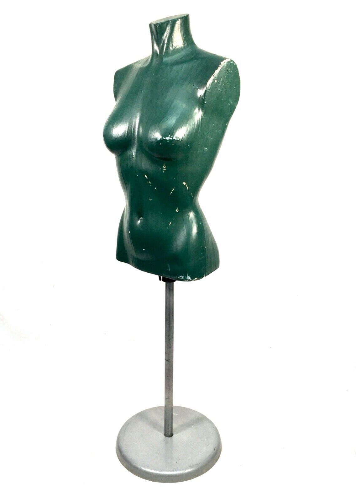 photo for sale Antique Advertising   20th Century Countertop Bust / Mannequin Stand / Vintage