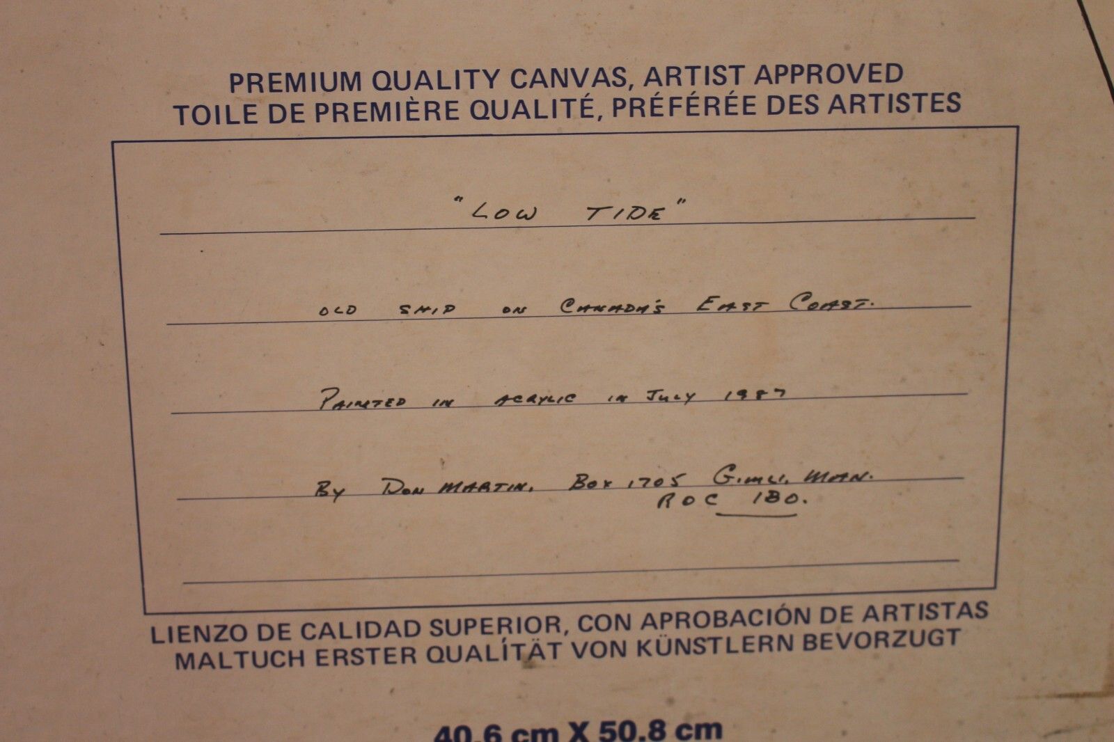 photo buy 1987 America Premium Quality Vintage Wooden Boat Pic Framed Wall Painting Signed