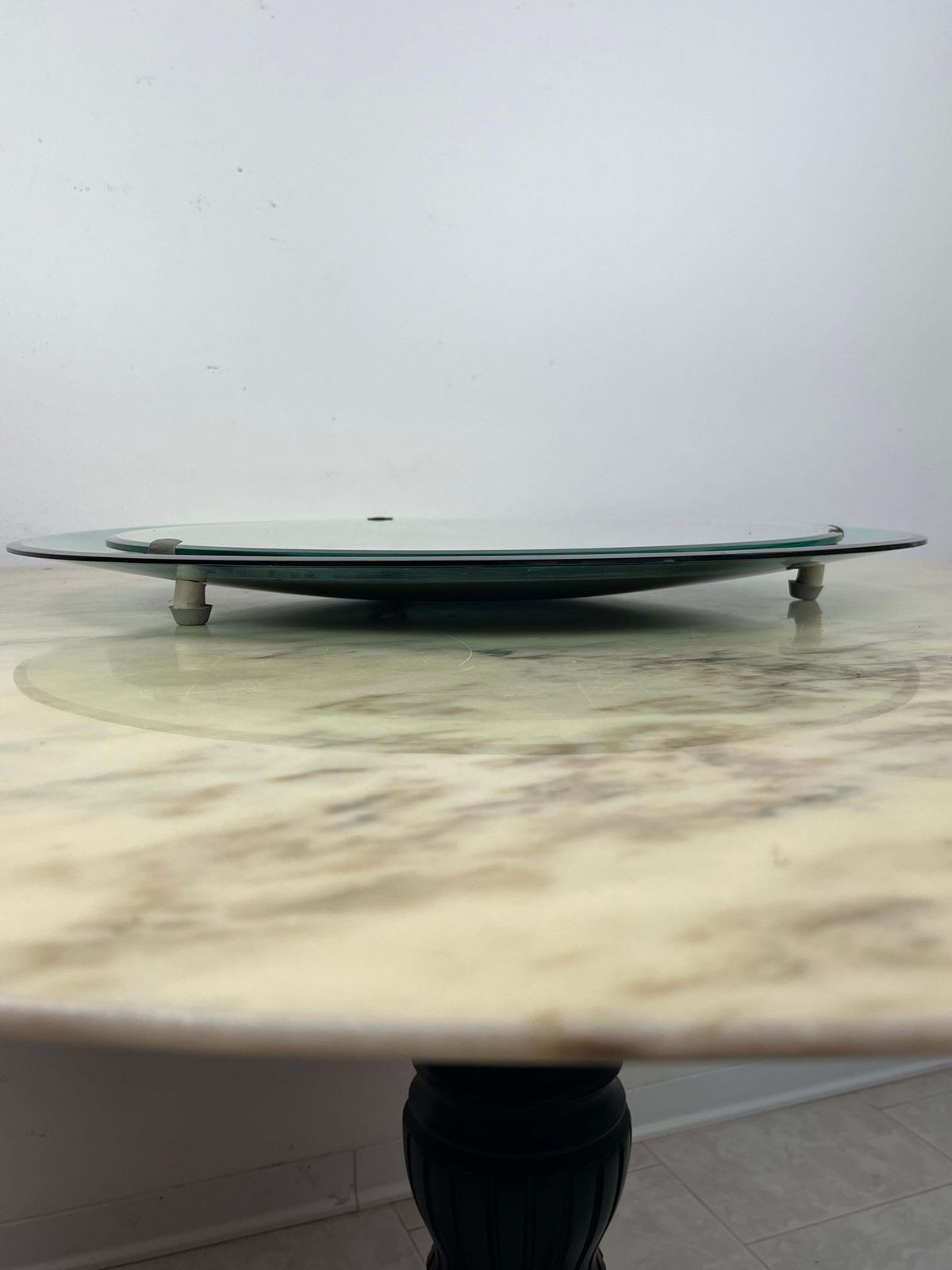 Mid Century Curved Round Mirror Attributed To Max Ingrand For Fontana Arte 1960s photo Home Decor