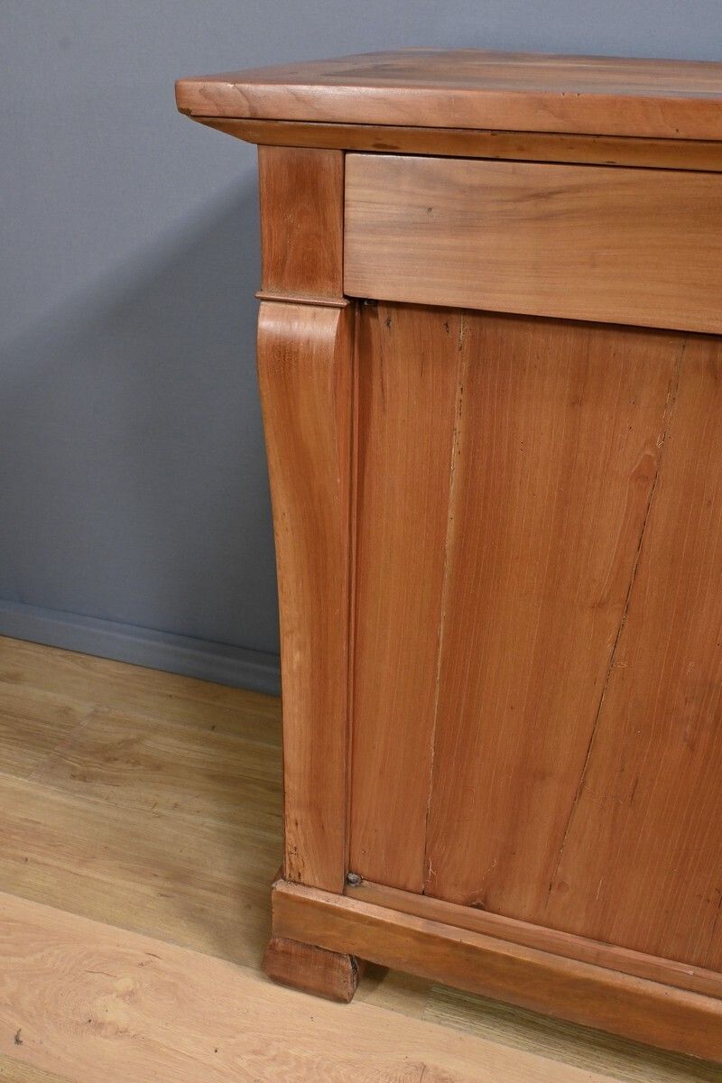 Large Cherrywood Sideboard, Restoration Style – Mid 19th Century photo vintage