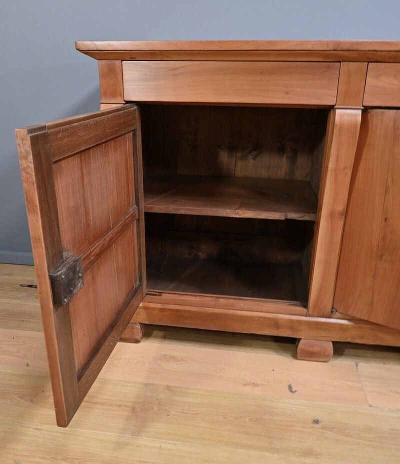 photo buy Large Cherrywood Sideboard, Restoration Style – Mid 19th Century