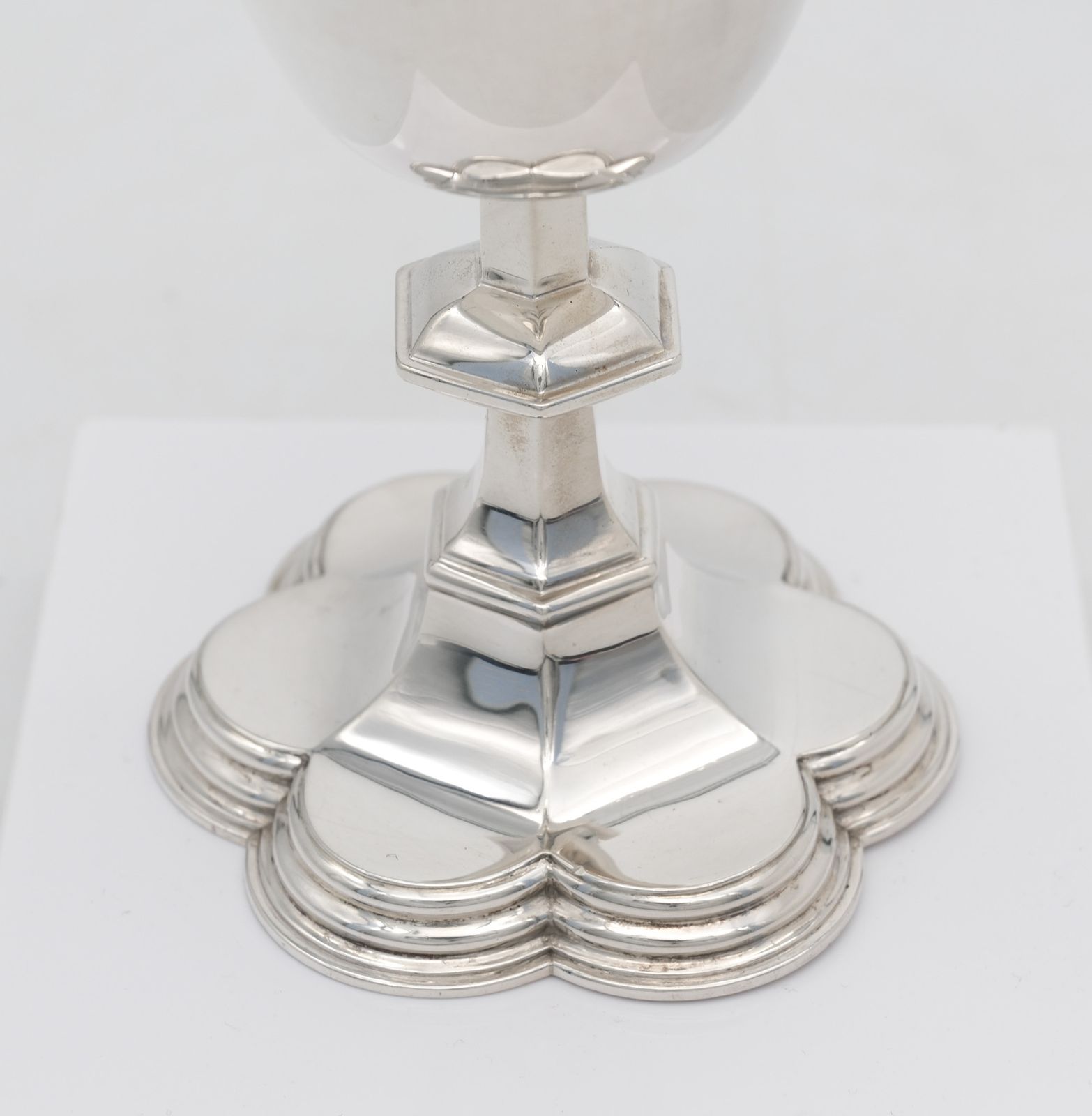 Edward VII Sterling Silver Chalice By John Faucherre London 1916 photo 975.0