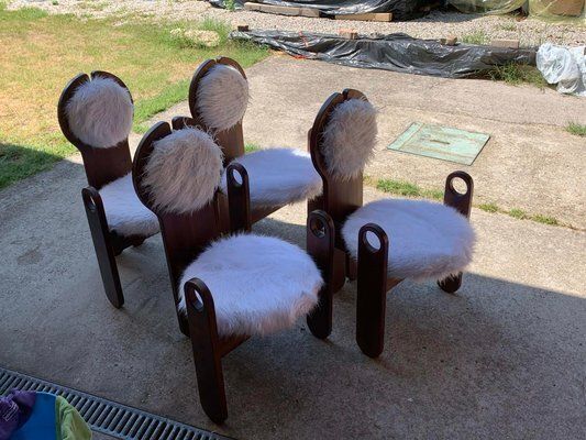 photo for sale Vintage Dining Chairs By Szedleczky, 1970s, Set Of 4