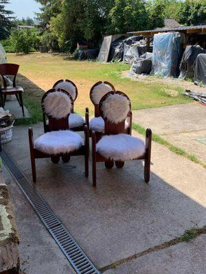 Furniture Vintage Dining Chairs By Szedleczky, 1970s, Set Of 4 photo