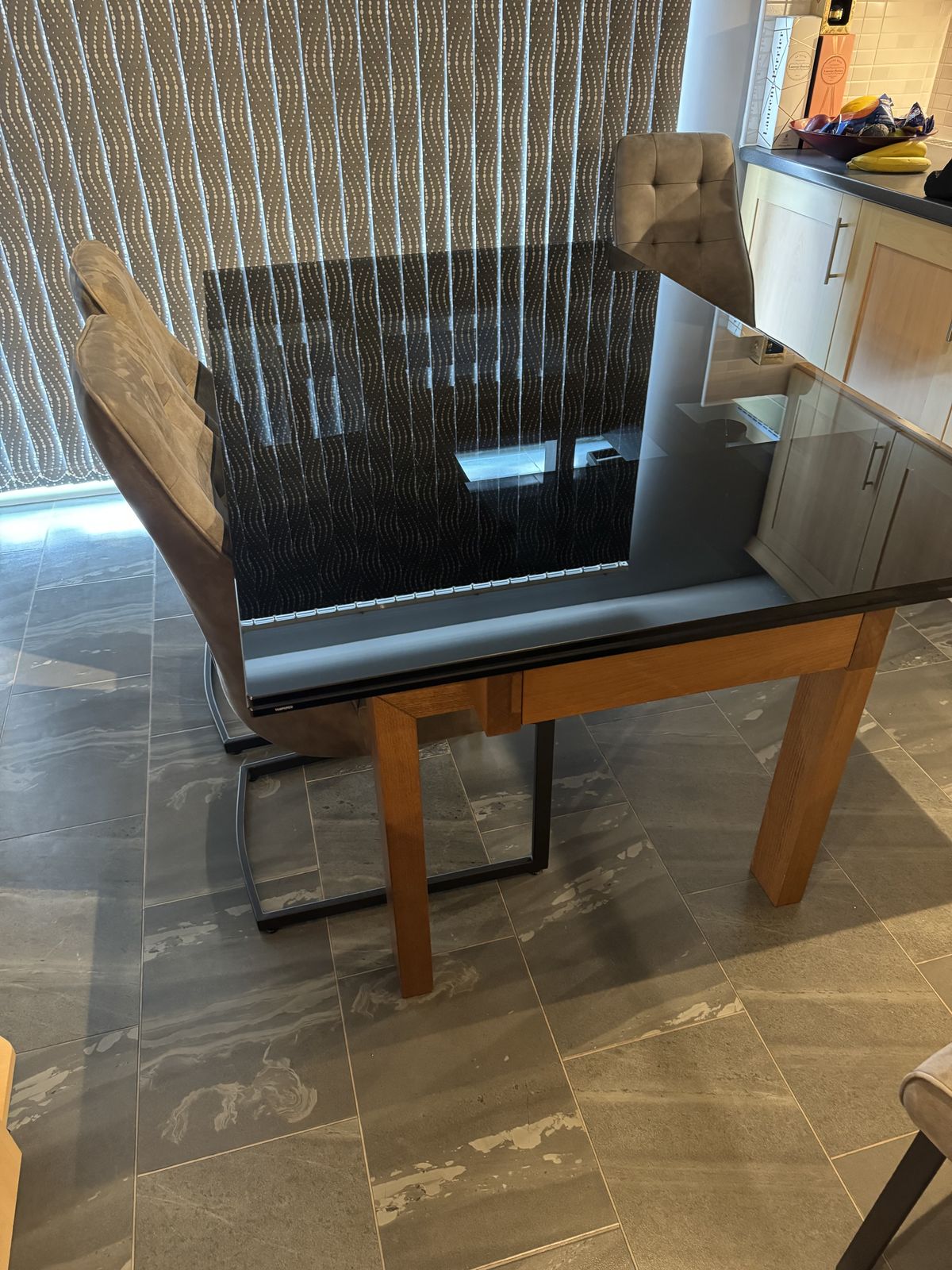 Calligaris Glass Extending Dining Table