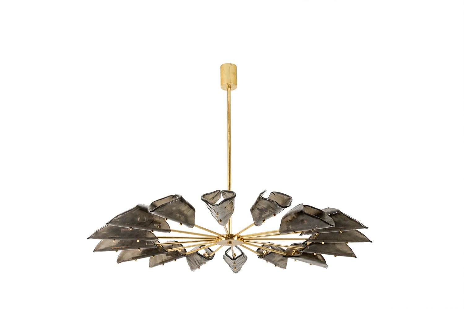 Simone Malachin. Murano Glass “Star” Chandelier. Contemporary.