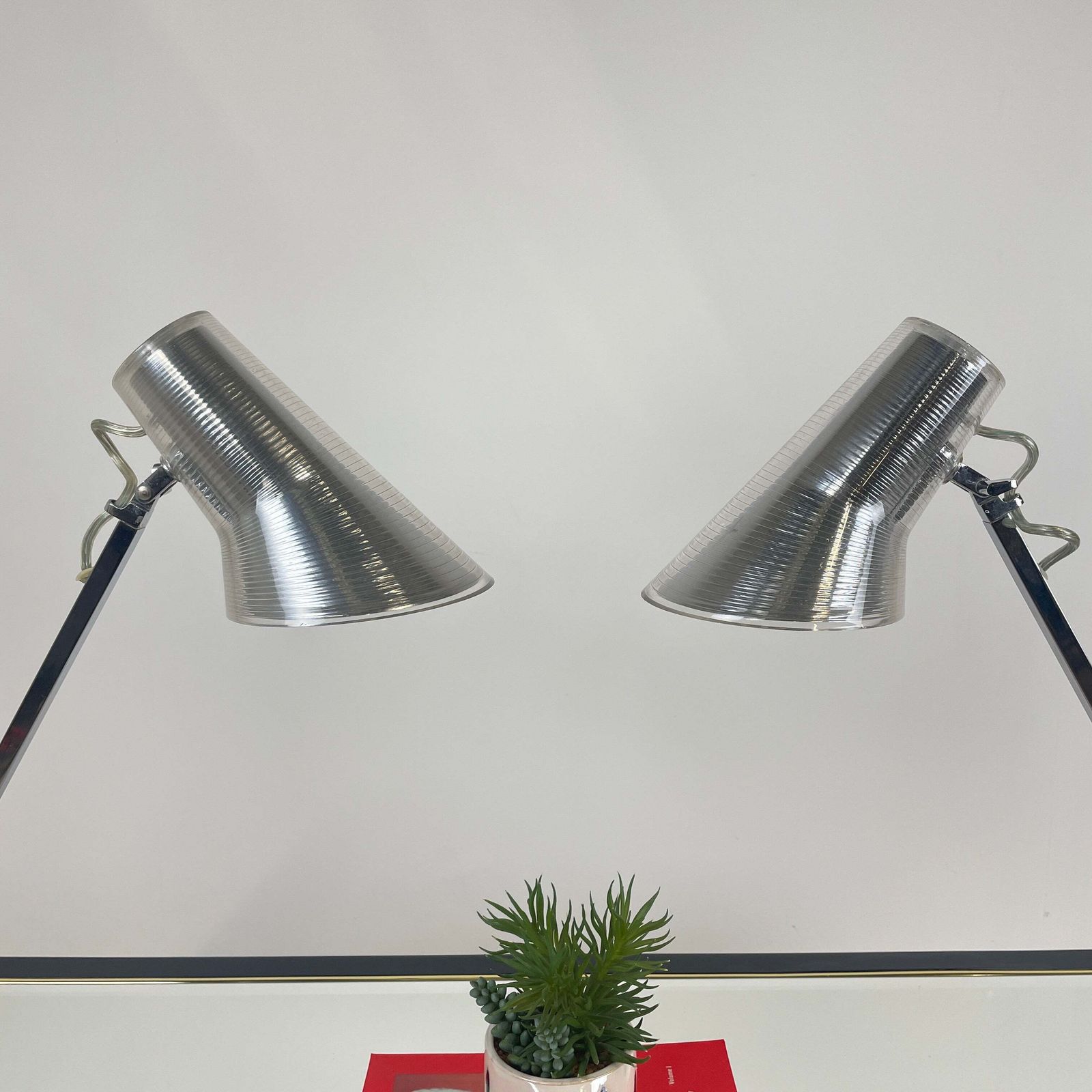 Kelvin T Flos Desk Lamps X 2   Designed By Antonio Citterio 21st Century photo Lighting