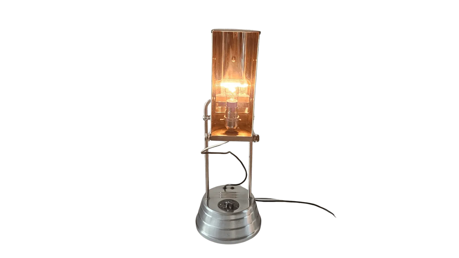 Vintage Industrial Lighting Table Desk Lamp Sun Kraft photo vinterior