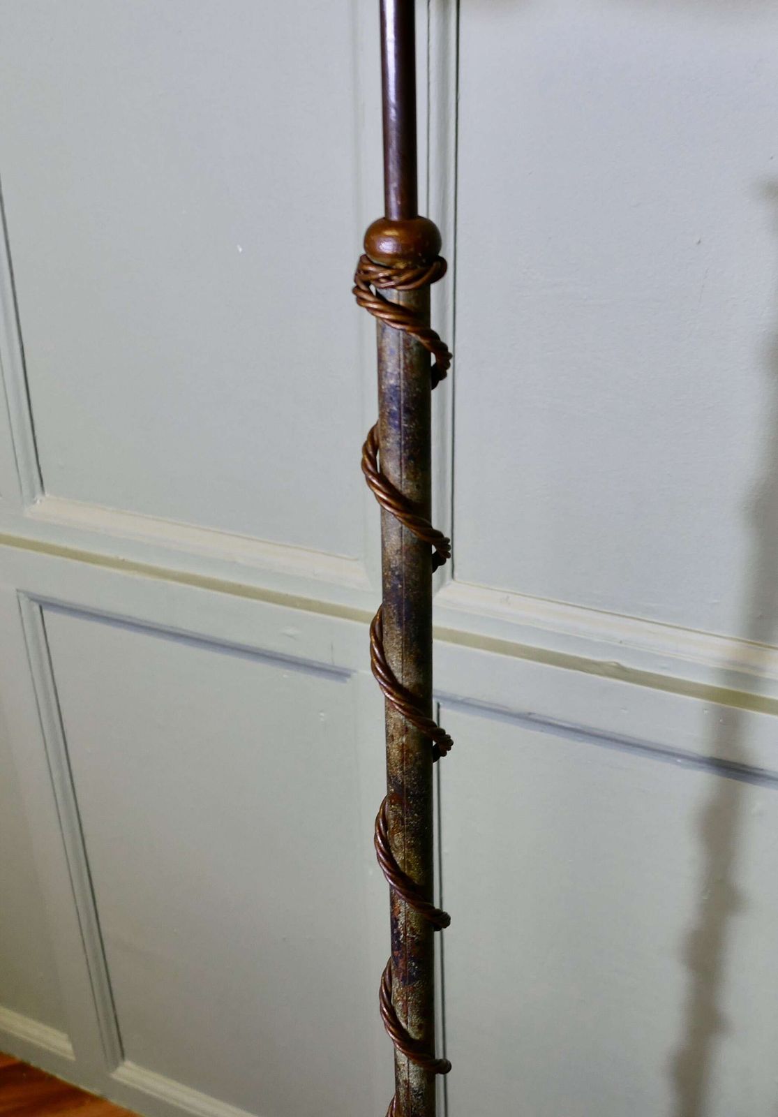 Very Unusual Arts And Crafts Telescopic Floor Lamp photo Lighting