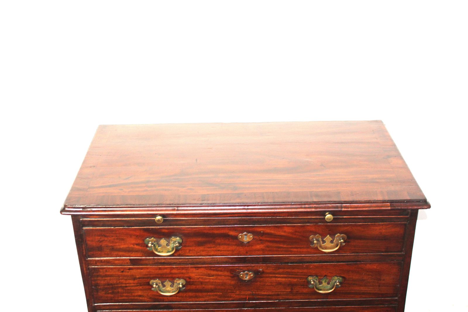 Antique George II Mahogany Chest Of Drawers, C.1740 photo vintage